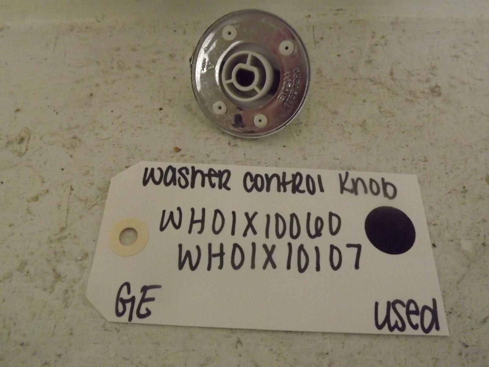 GE Washer WH01X10060 WH01X10107 Control Knob Used GE Washer WH01X10060 WH01X10107 Control Knob Used